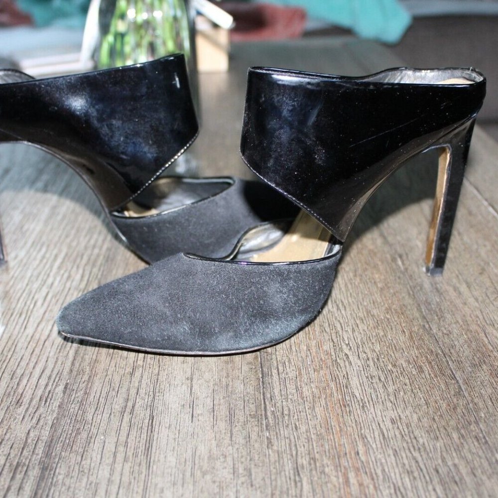 TED BAKER Black pointy heeled mules Euro 39 Us size 8.5